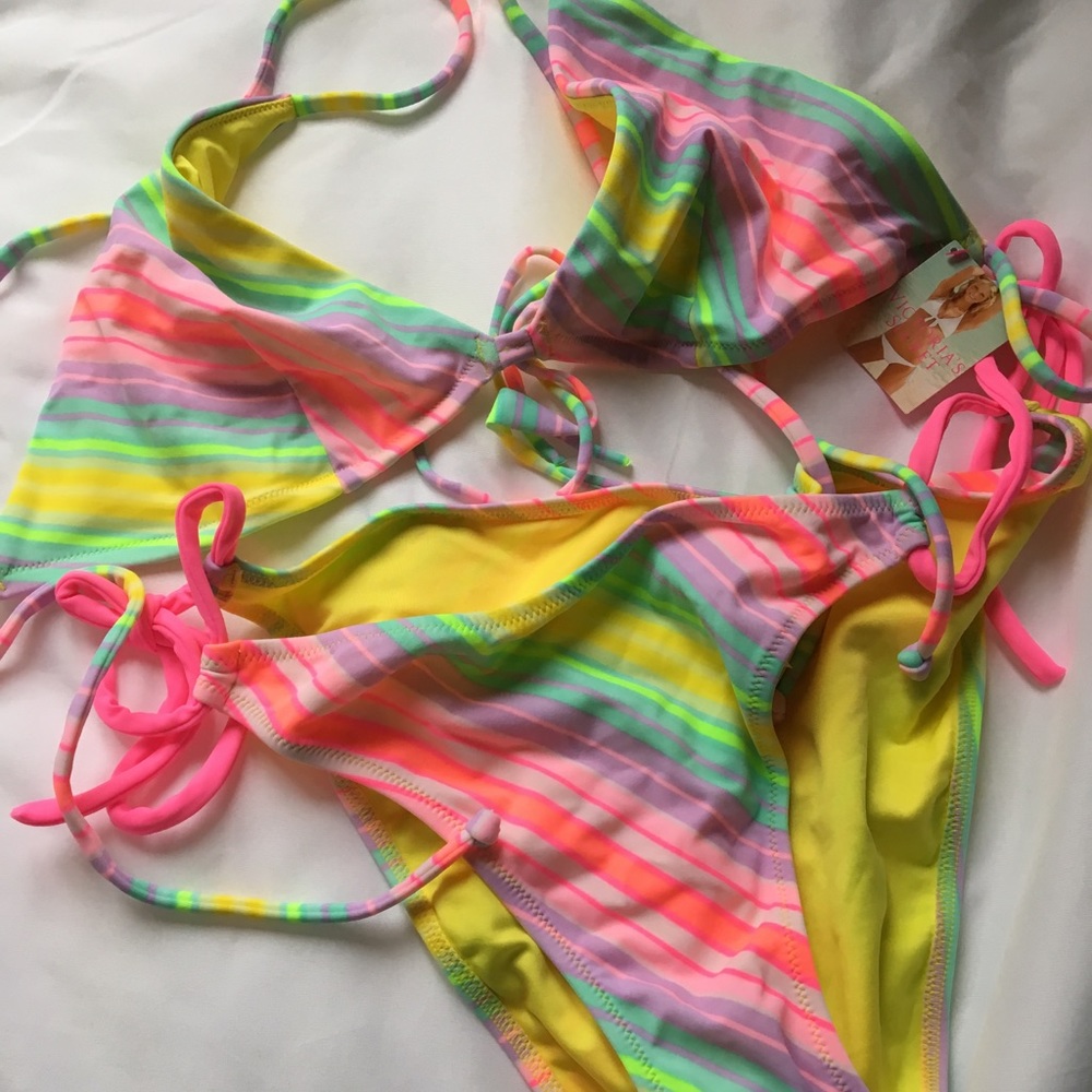 NWT Rainbow Victoria Secret bikini